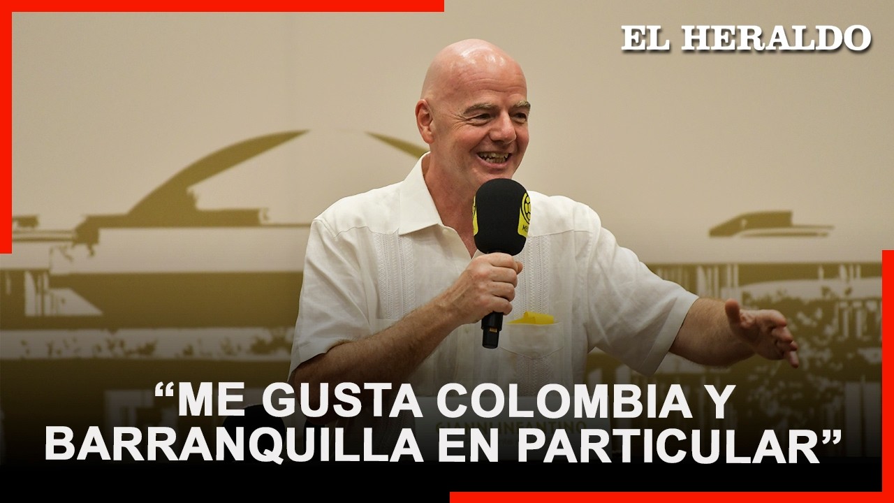 Gianni Infantino habló con EL HERALDO: “Esta sede de la FCF en Barranquilla es top 5 del mundo”