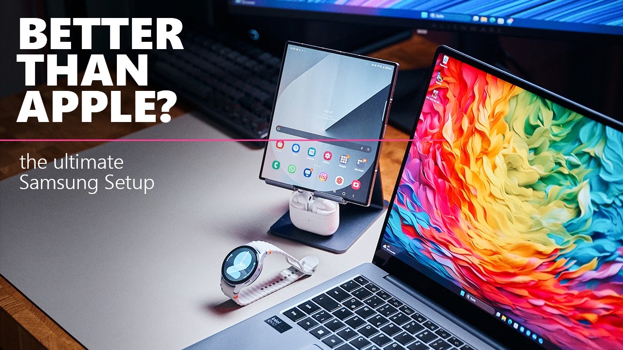 The All-Samsung Setup experience - Samsung Galaxy Book4, Z Fold 6, Buds 3 Pro, Watch 7
