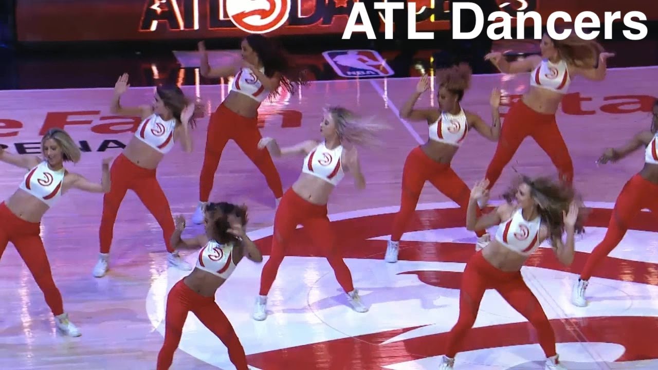 ATL Dancers (Atlanta Hawks Dancers) - NBA Dancers - 2/3/2020 Dance Performance - Hawks vs Celtics