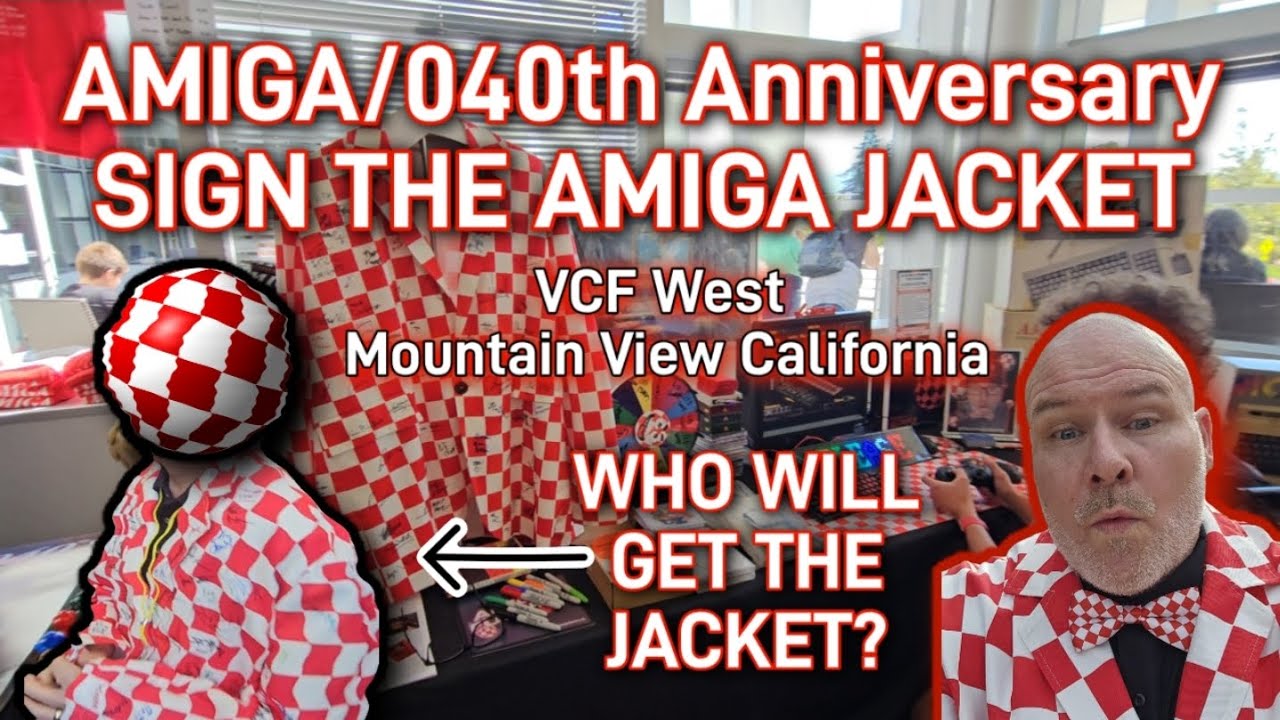 Who will be awarded the Legendary Signed Amiga Jacket! AMIGA/040th Anniversary 
