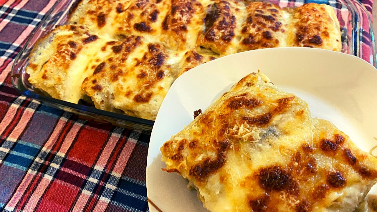 Krepa te mbushur me salce kerpudhe | Video nr. 83 | Foodtuber