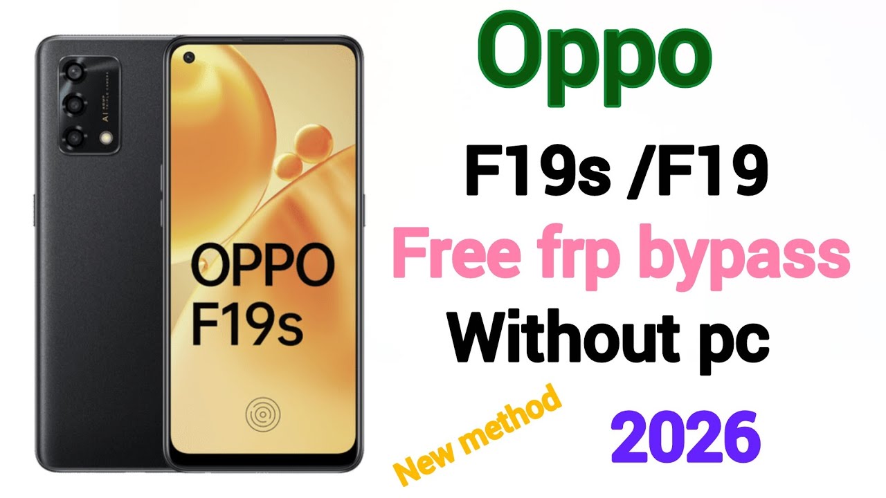 Oppo f19s frp bypass  | 2026 new method | without pc | f19s google account bypass | account remove