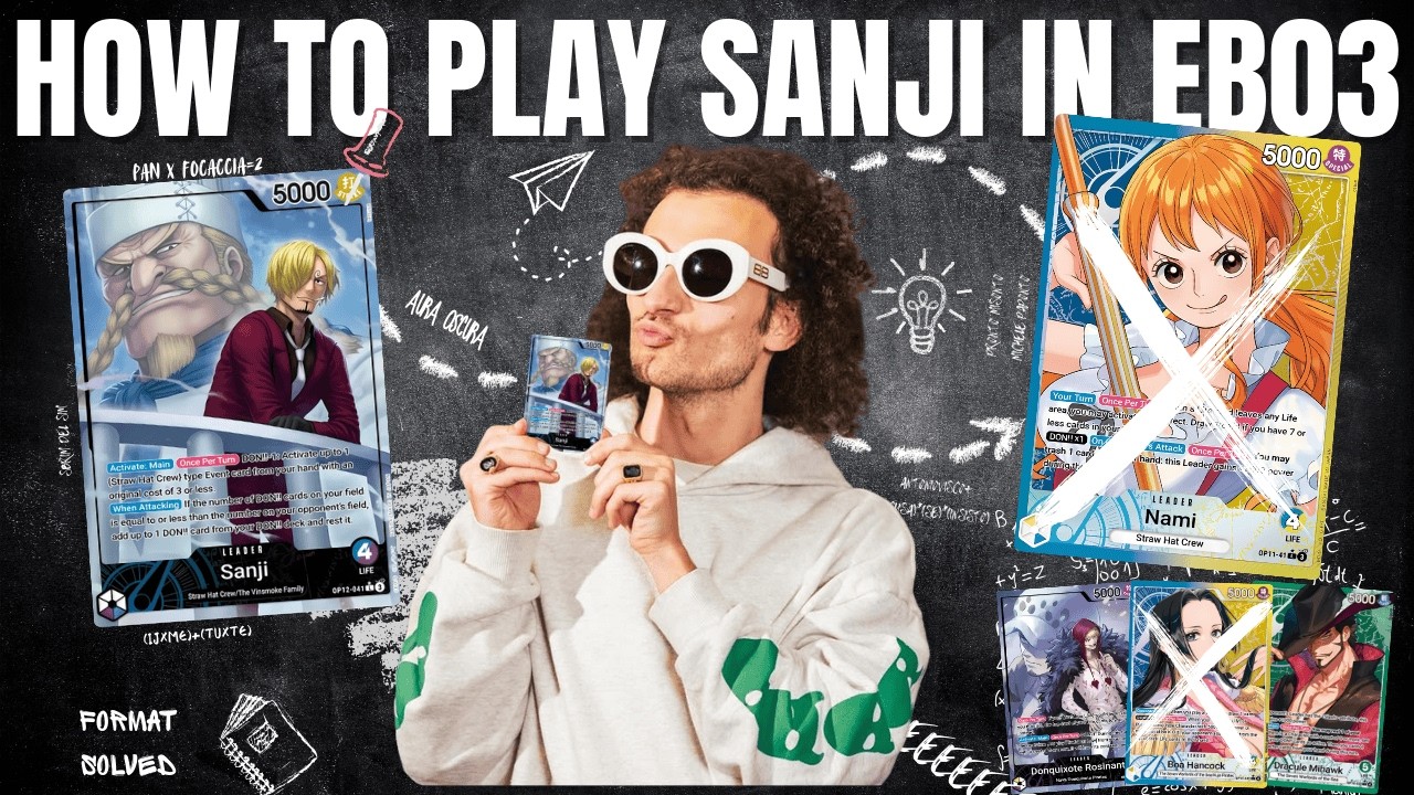 HOW TO PLAY SANJI UP IN OP14 / EB03 - SANJI UP GUIDE w/@dogxwisdom​ ENRICOMARIA