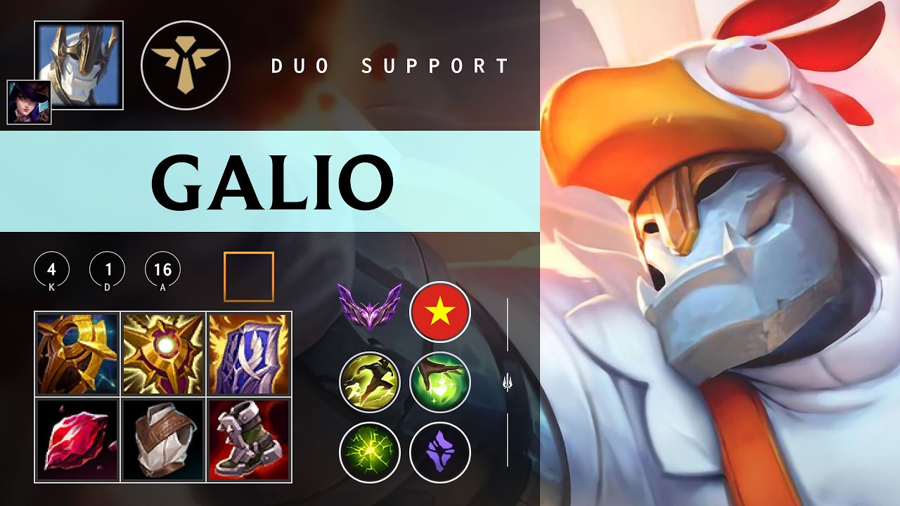 Galio Support vs Thresh - VN Master Patch 26.03