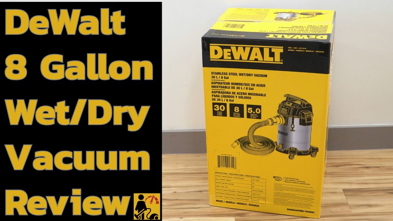 DeWalt 8 Gallon Wet/Dry DXV08SA Costco Shop Vacuum Review