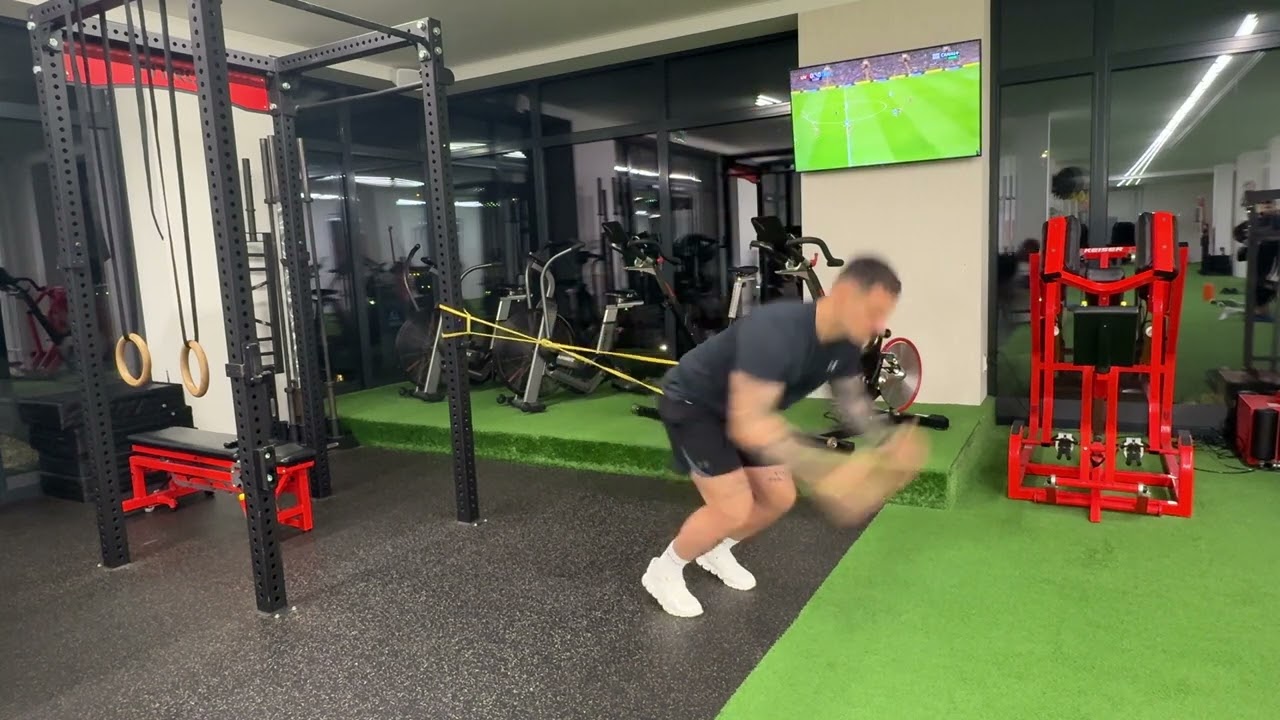 Banded broad jump (Acc prep) (Ply)