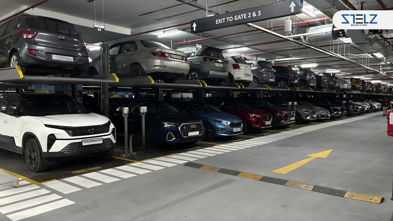 🚀 How Sattva Horizon Solved High-Density Parking in Bengaluru | 1200+ Cars | STELZ Multiparking