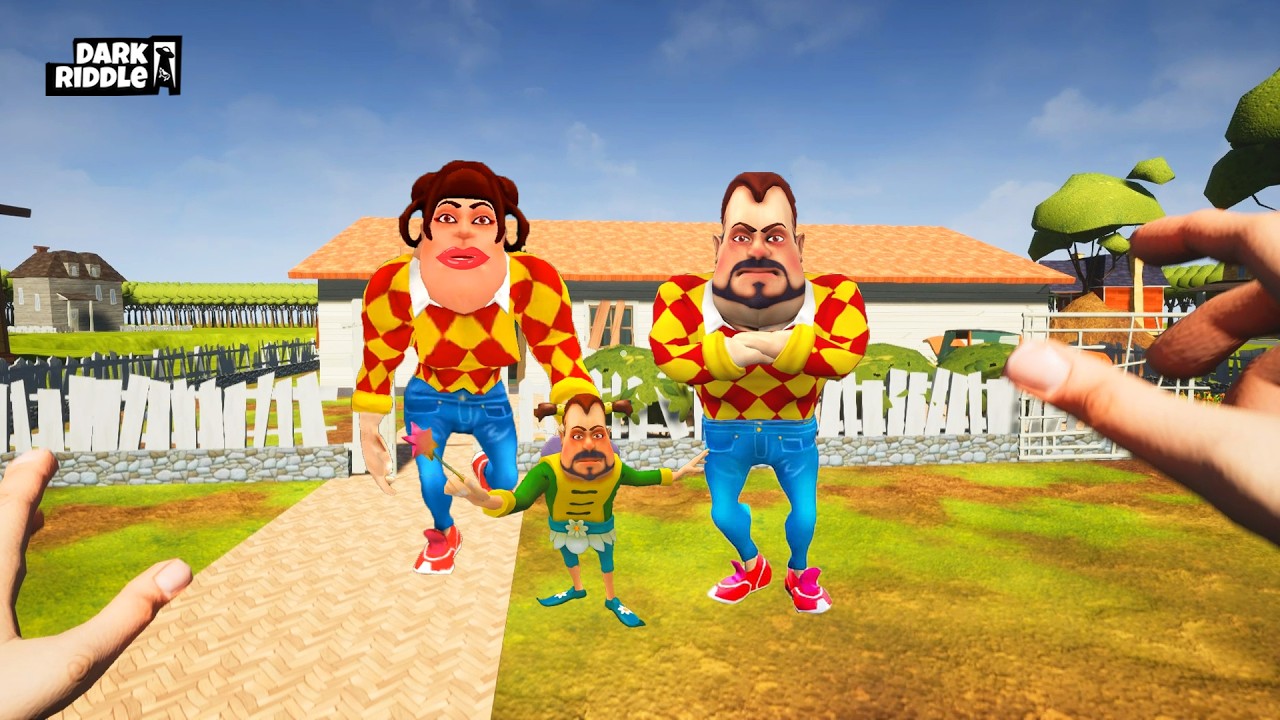 SCHOOL BOY DARK RIDDLE 😱 Hello Neighbor Mod