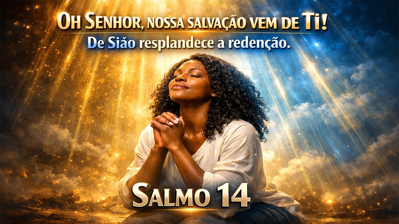 SALMO 14 CANTADO 🙏 | Oh Senhor, Nossa Salvação Vem de Ti | Louvor Profético que Toca a Alma