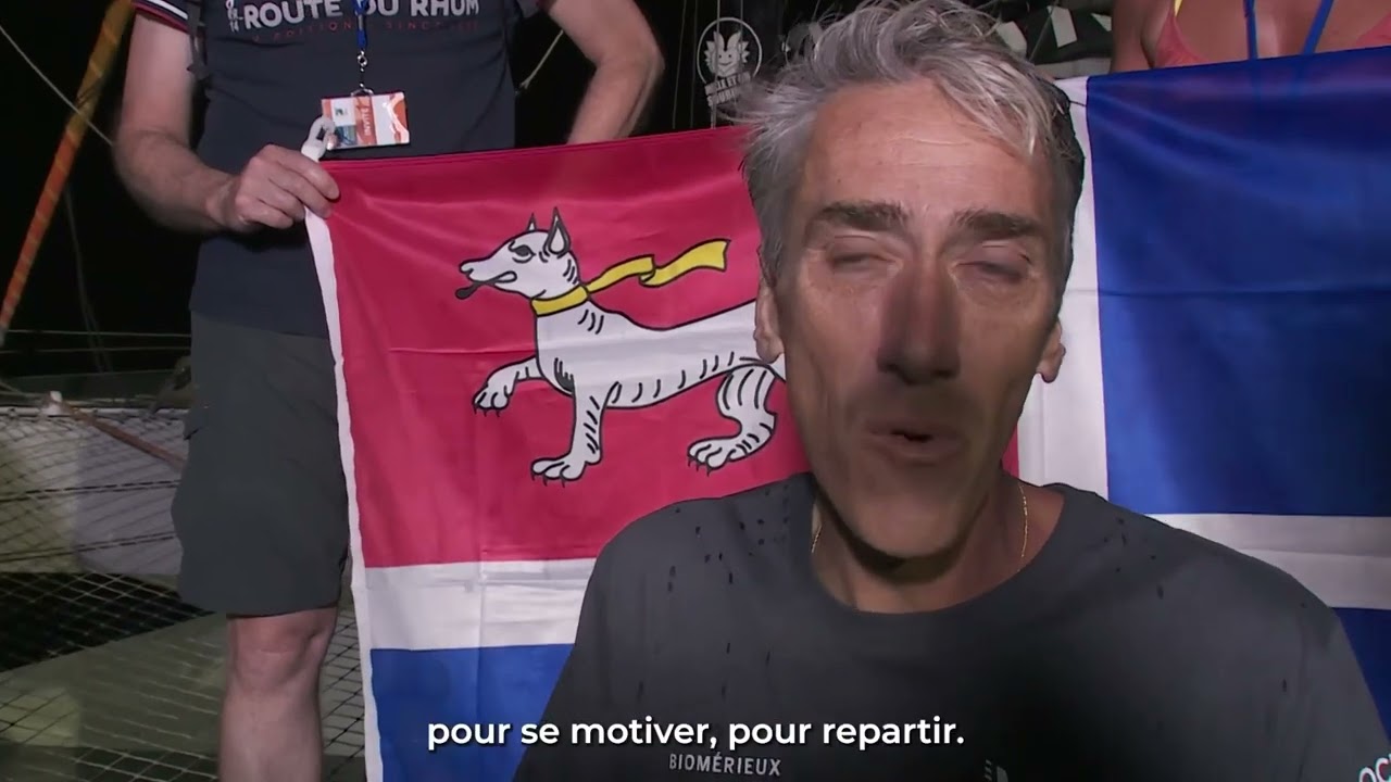Arrivée de Gilles Lamiré- Route du Rhum - Destination Guadeloupe - 22.11.2022