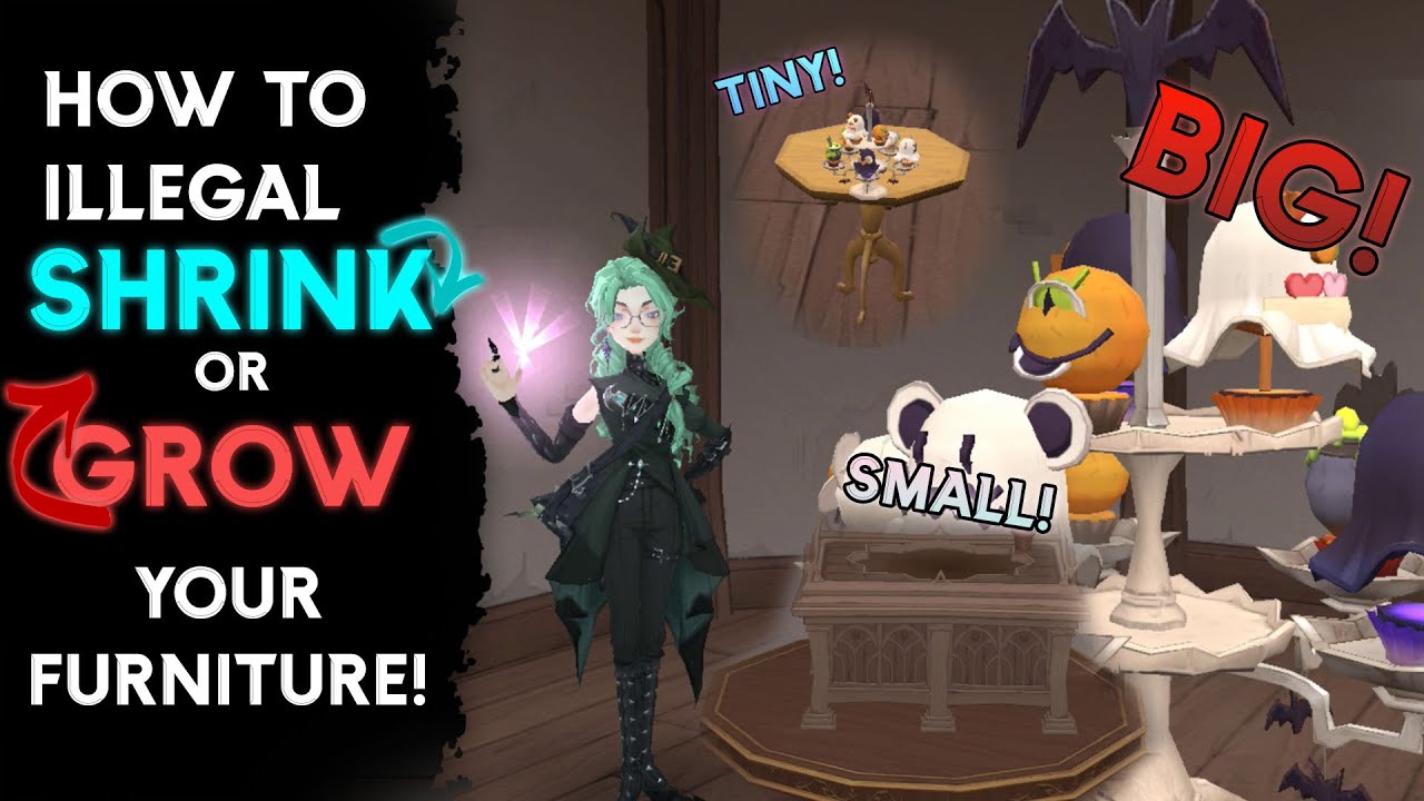 《HPMACentral》How to Illegal Shrink / Grow Furniture (+Tiny Plant Base Code Give-away)