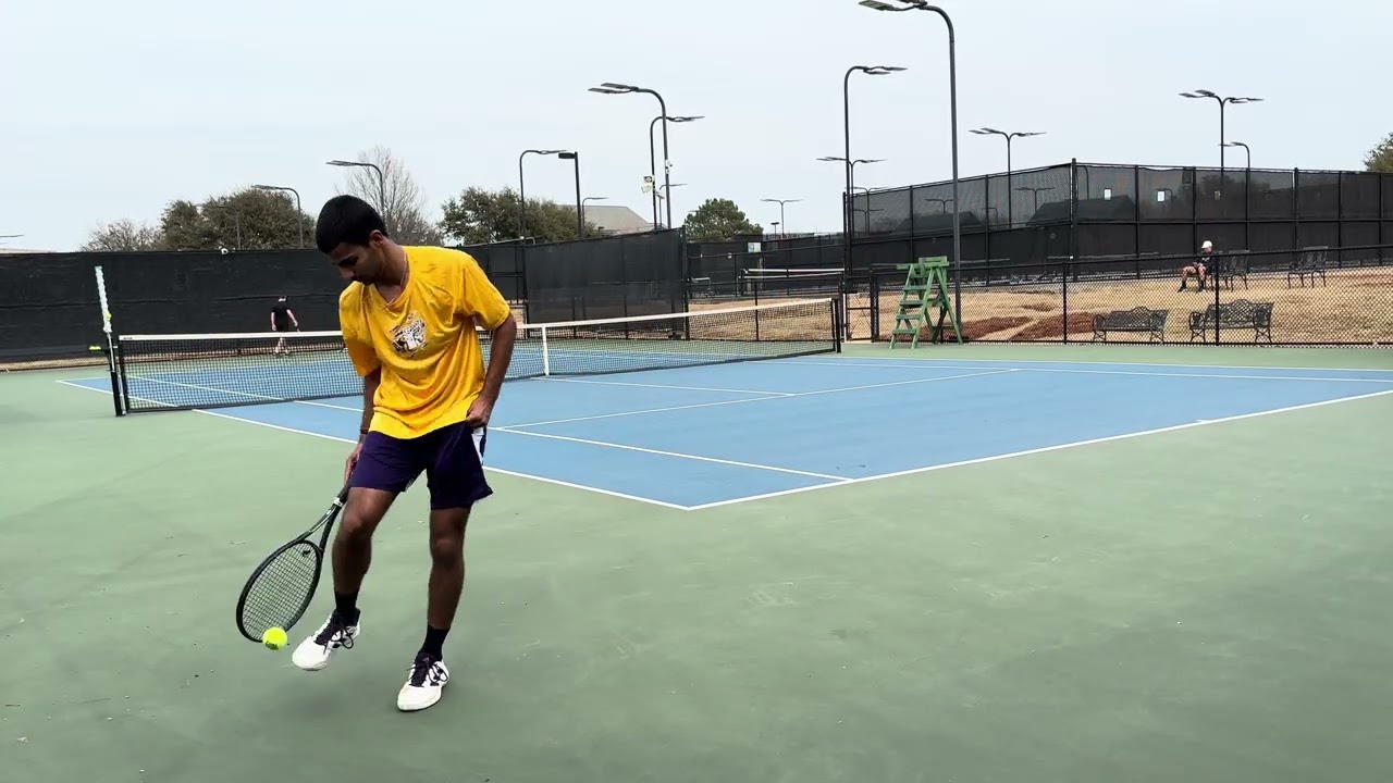 Singles Match Jacksonville College VS Texas Wesleyan University