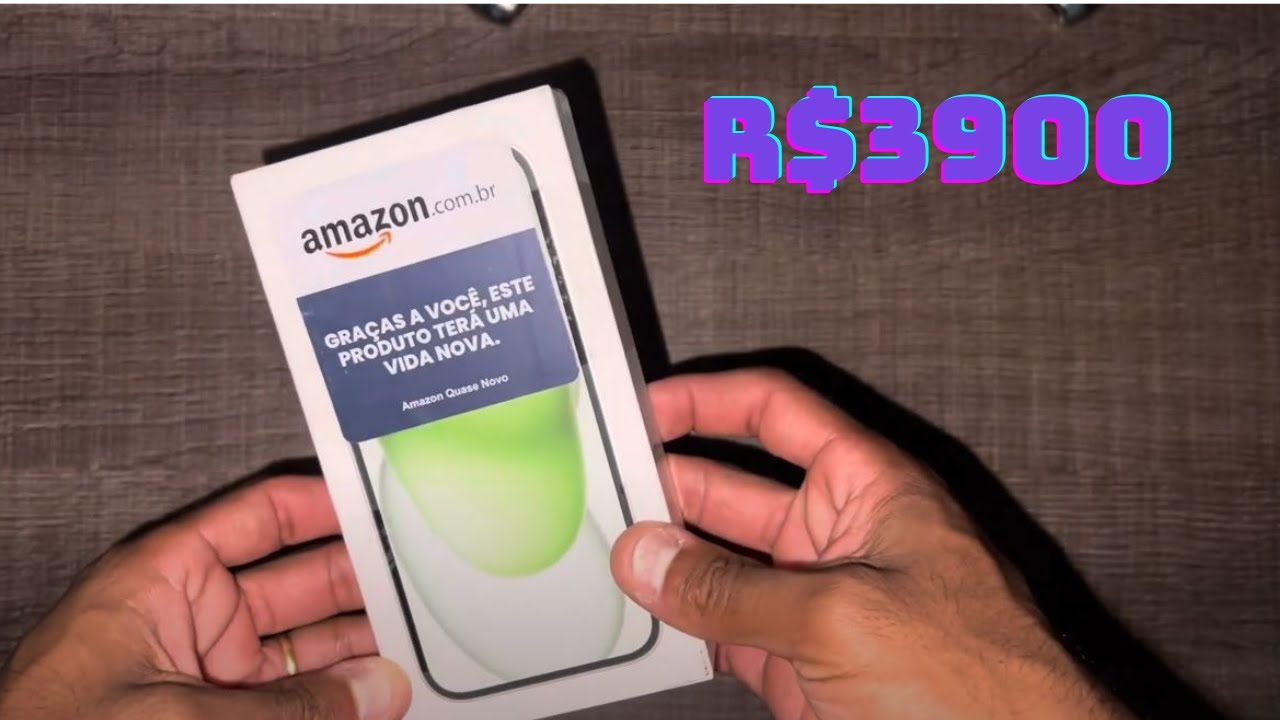 iPhone 15 amazon quase novo