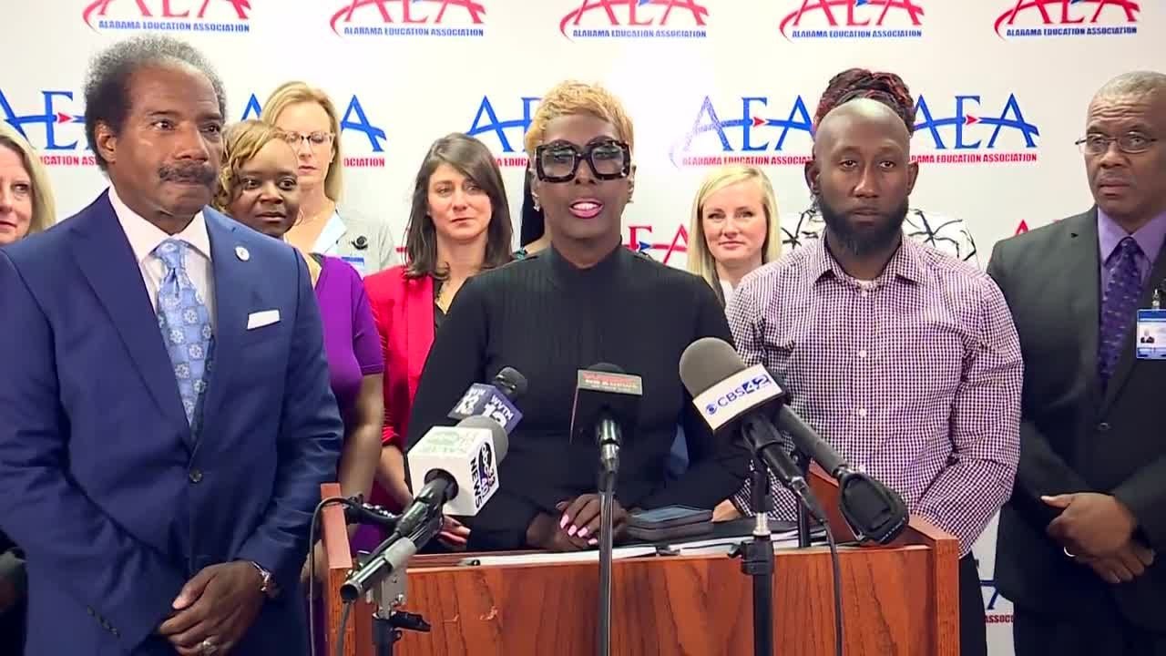 Alabama Education Association, attorney of Minor High School band director address arrest and use...