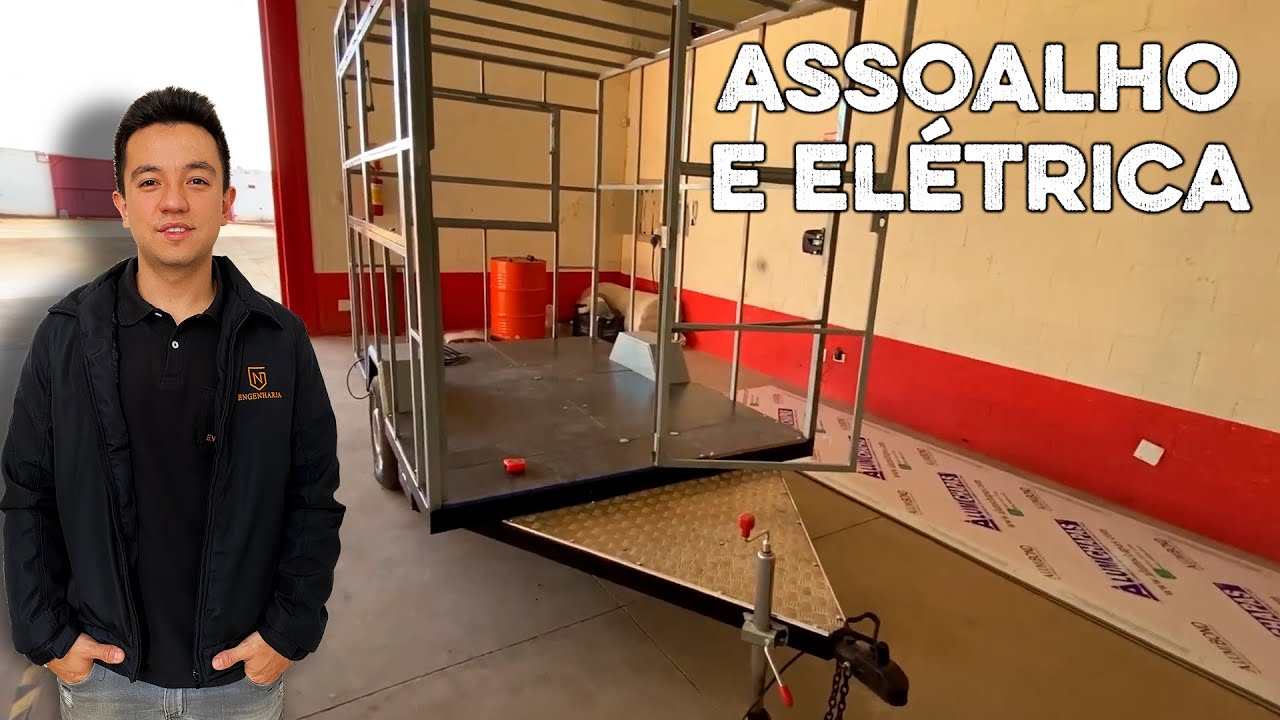 COMO FAZER UMA CARRETINHA TRAILER #11 - ELÉTRICA E ASSOALHO