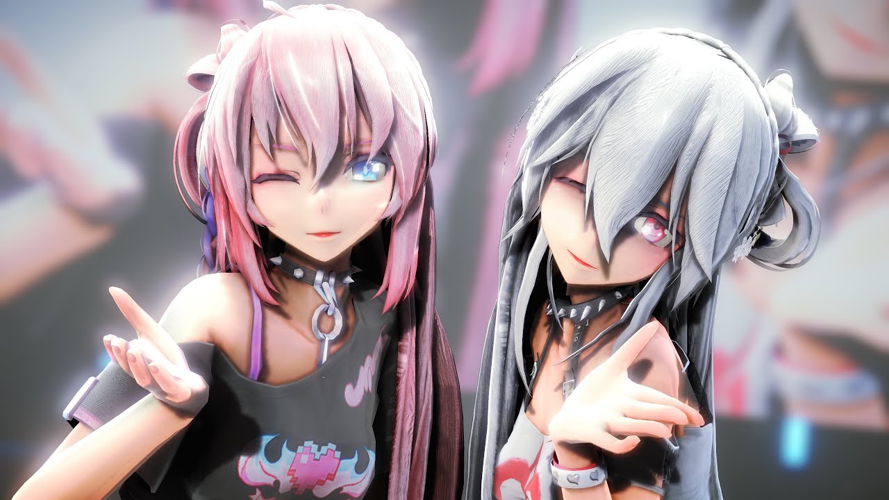 【MMD】愛包ダンスホール-Heart Pie DanceHall-【Luka×Haku】