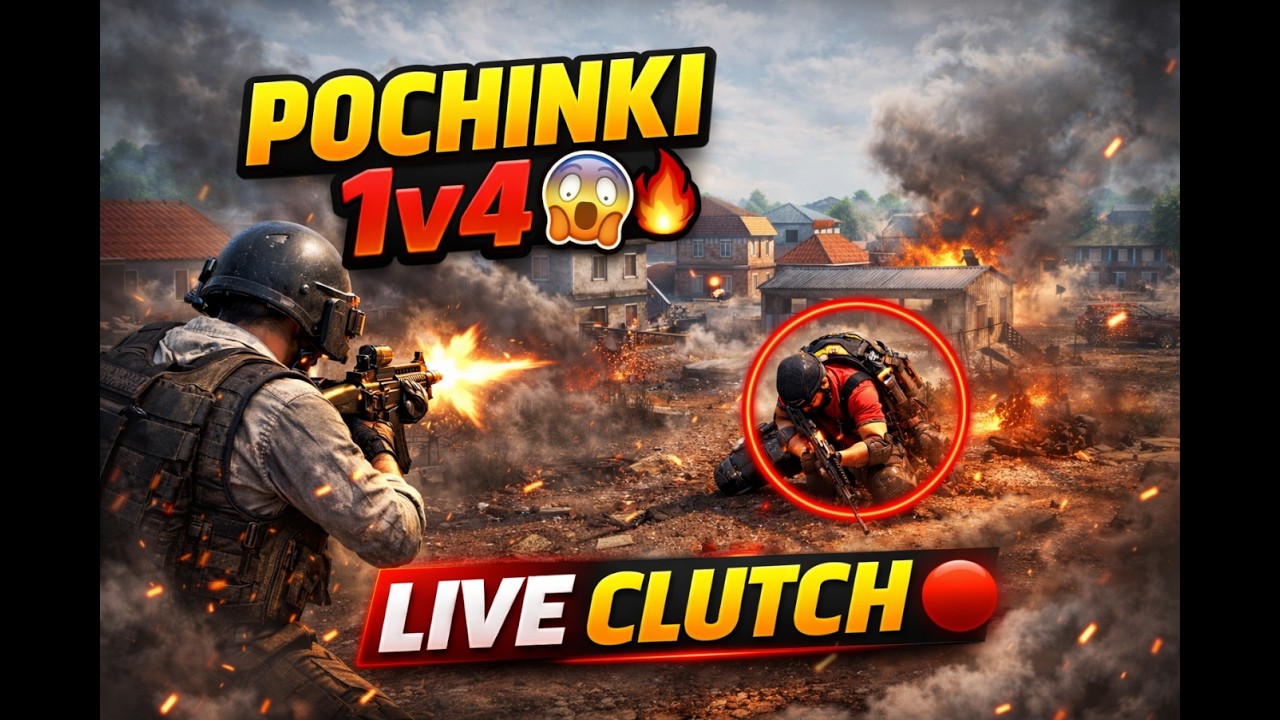 BGMI Live Streaming 🔥 1v4 Clutch OP Gameplay #bgmi #shorts