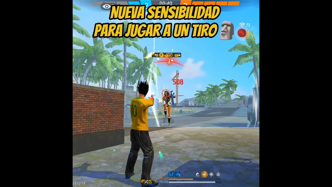 NUEVA SENSIBILIDAD SIN DPI PARA JUGAR UN TIRO 🍷🗿 #freefire