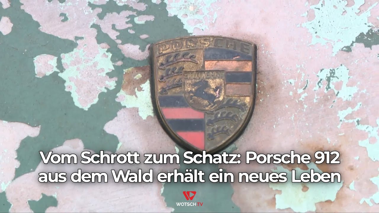 Vom Schrott zum Schatz: Alter Porsche 912 aus dem Wald erh&auml;lt in Oberneukirchen ein neues Leben