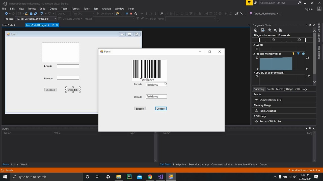 Barcode Generator Using VB.net | Algorithmic Minds
