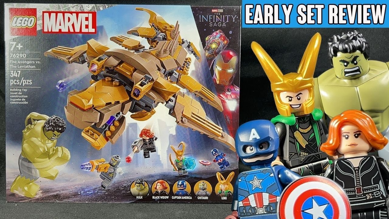 ПРЕДВАРИТЕЛЬНЫЙ ОБЗОР: Набор LEGO Marvel «Мстители против Левиафана» 76290