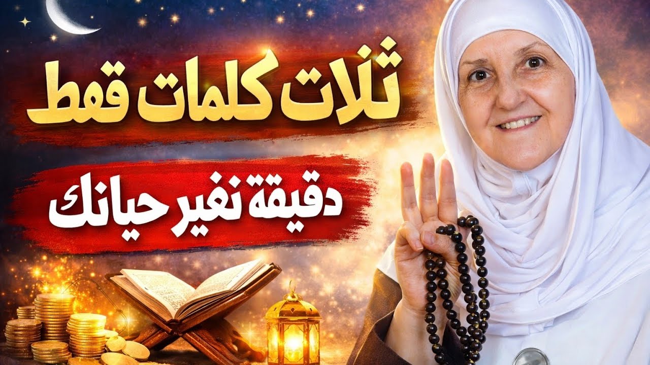 ثلاث كلمات تغيّر حياتك في دقيقة | ذكر للنساء يفتح أبواب الرزق والطمأنينة د. ھیفا یونس