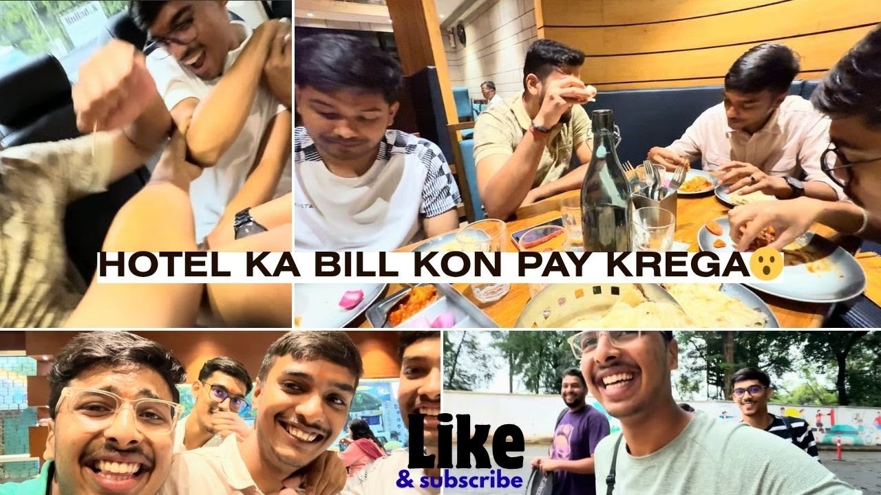 Bill Kon Pay Karega Restaurant Mai 😮? Bhagoooooo .