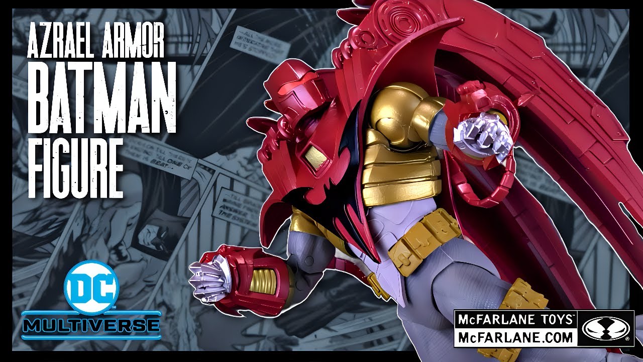 McFarlane Toys DC Multiverse Batman Knights Azrael Batman Armor Red Version @TheReviewSpot