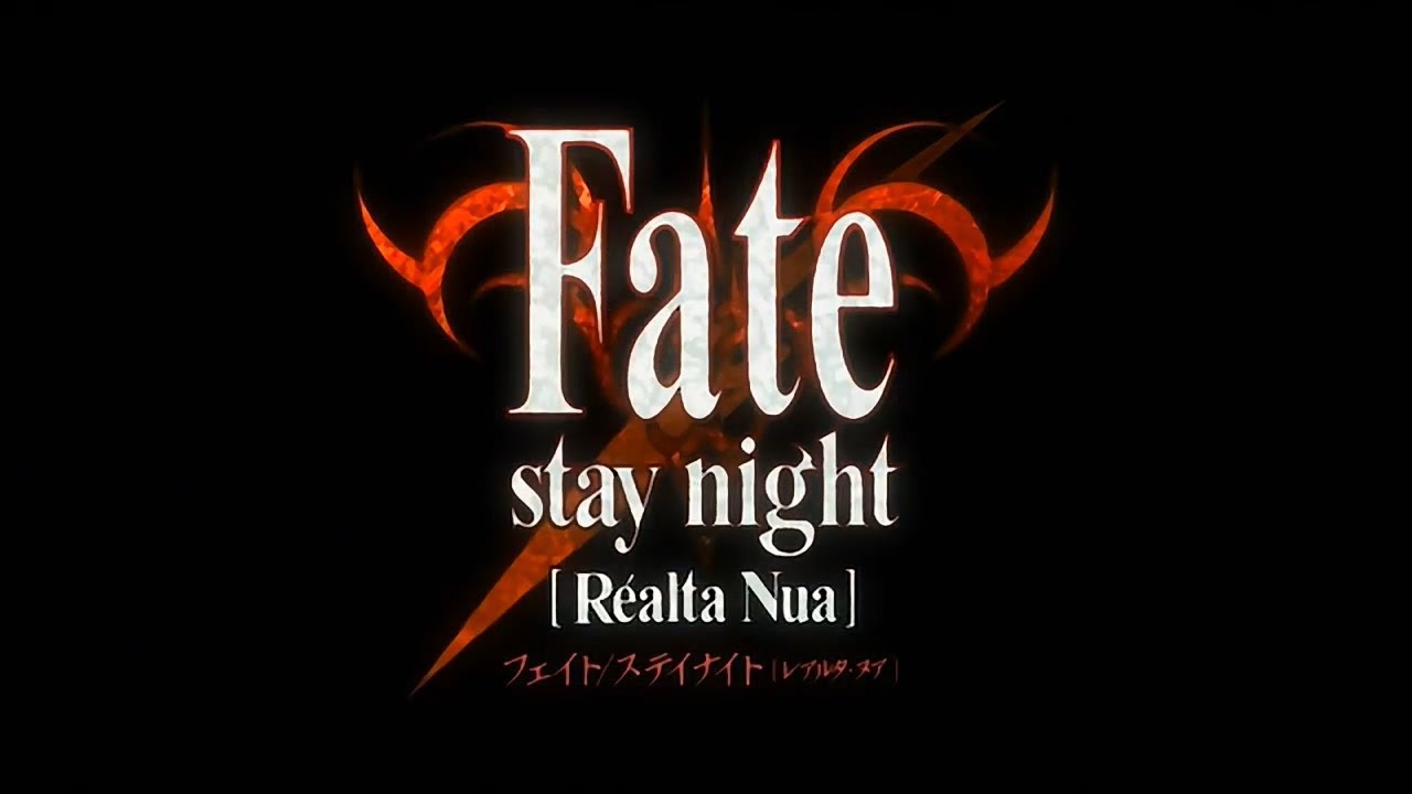 Fate/stay night [R&eacute;alta Nua] (PS2) Fate OP Animation