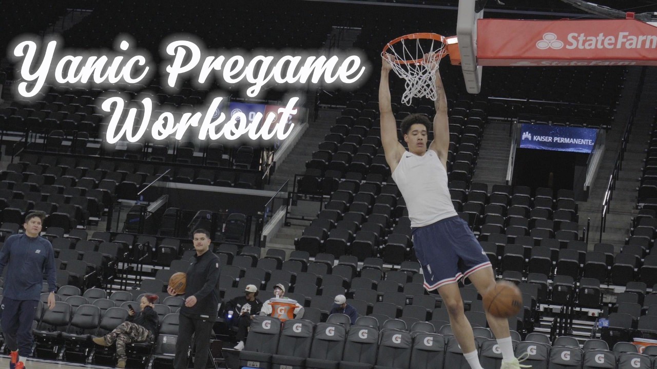Yanic Konan Niederhauser Pregame Workout With Chris Holguin & Amir Johnson at Intuit Dome