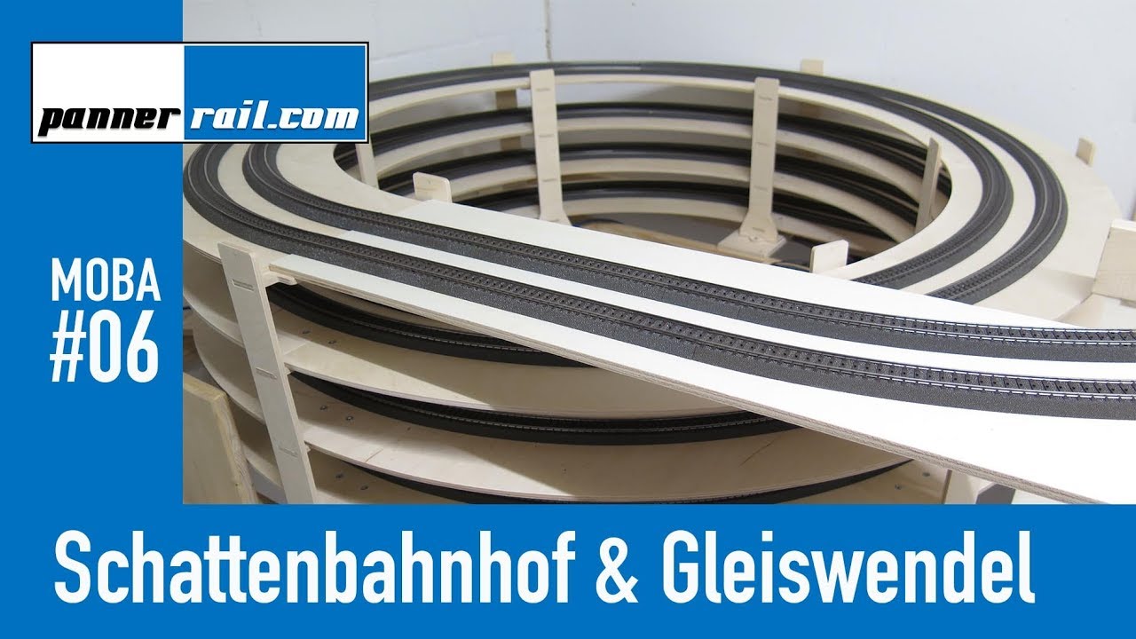 06 Meine H0-Modelleisenbahn-Anlage: Schattenbahnhof und Gleiswendel