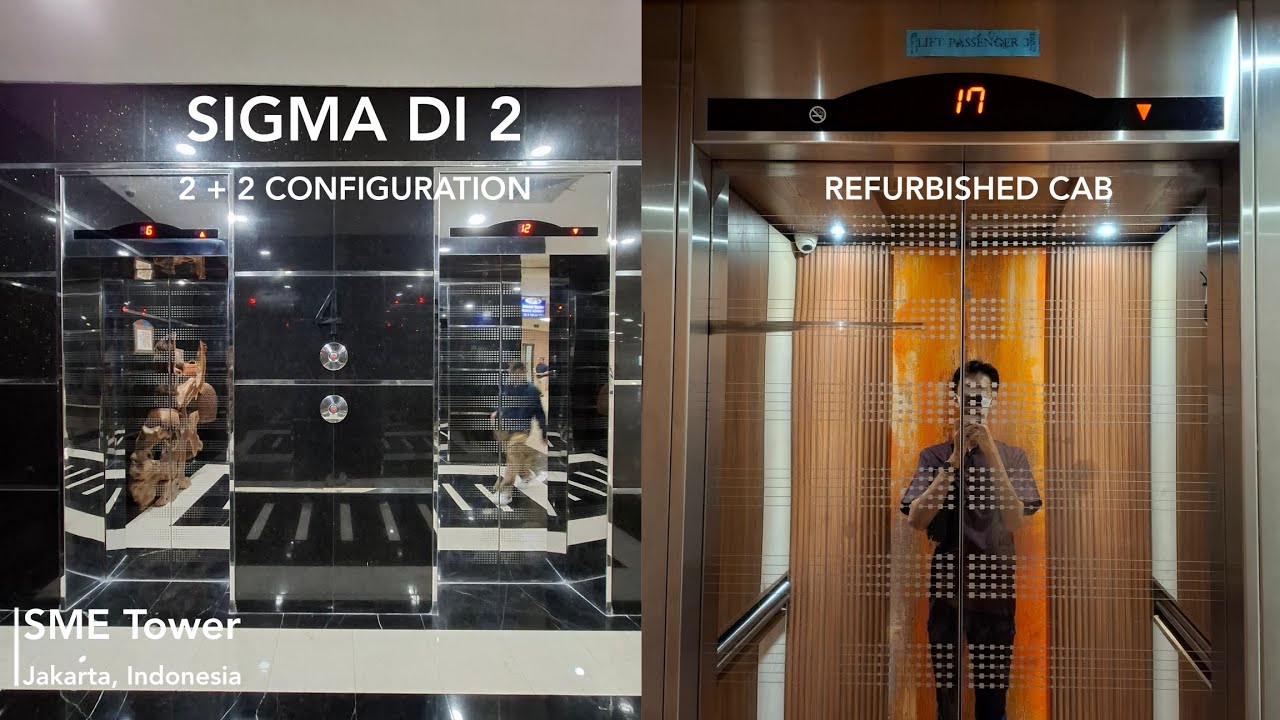 Sigma Distributed Inverter 2 Traction Elevator at SME Tower, Jakarta