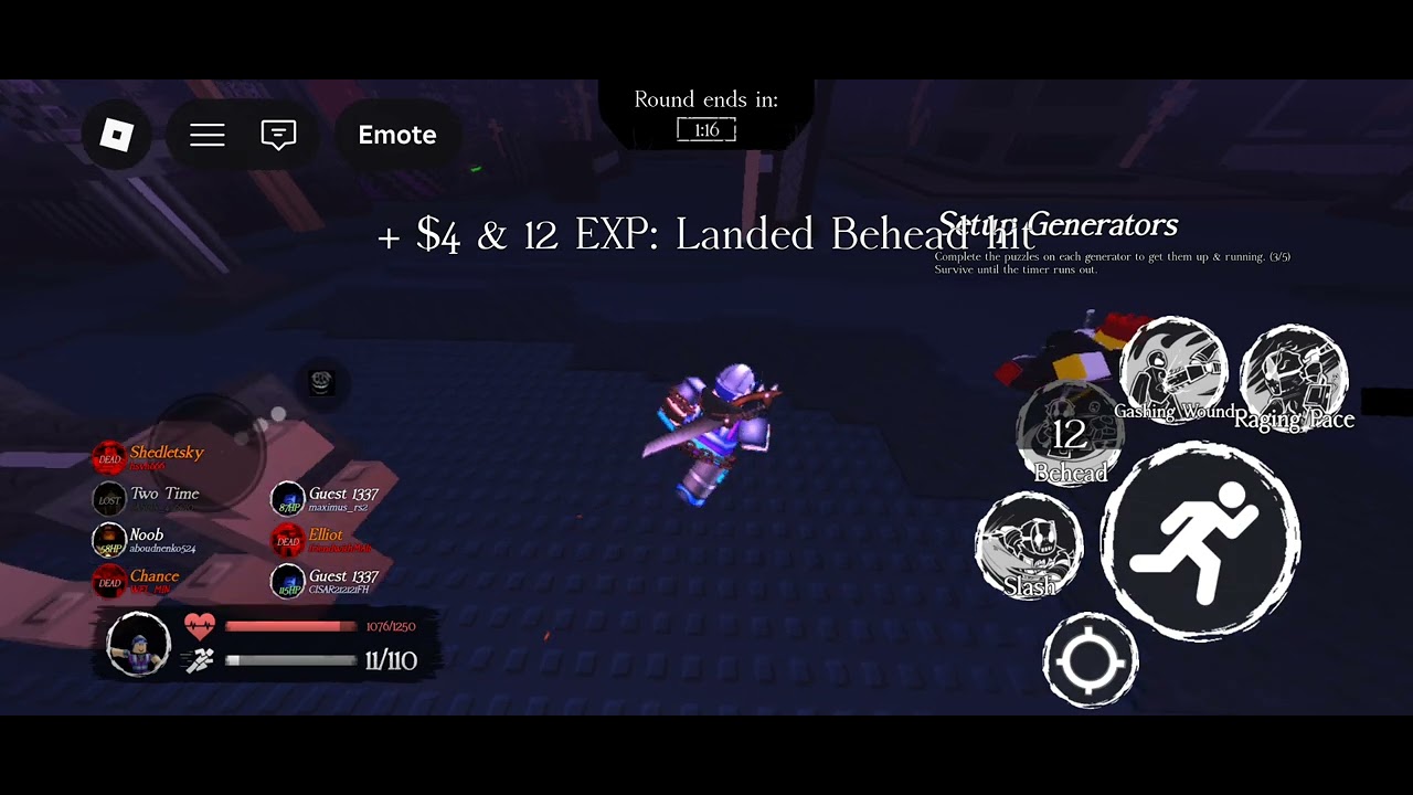 Epik yourself slasher gameplay (: (but I'm sick)
