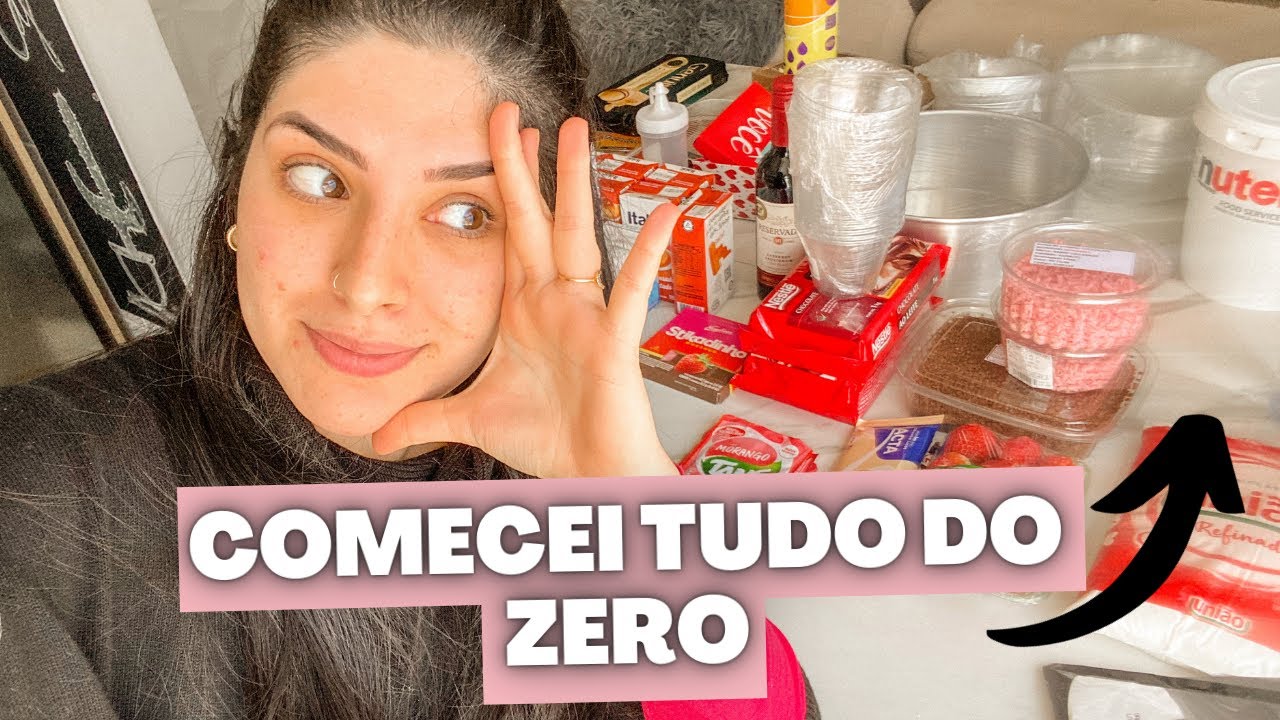 PRIMEIRAS COMPRAS PRA MINHA CONFEITARIA ARTESANAL