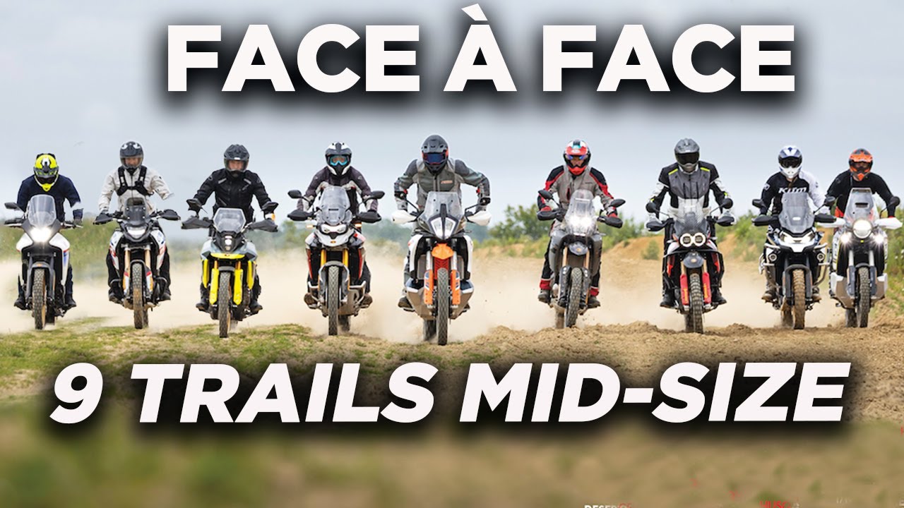 Comparatif 9 motos trails mid-size 2024