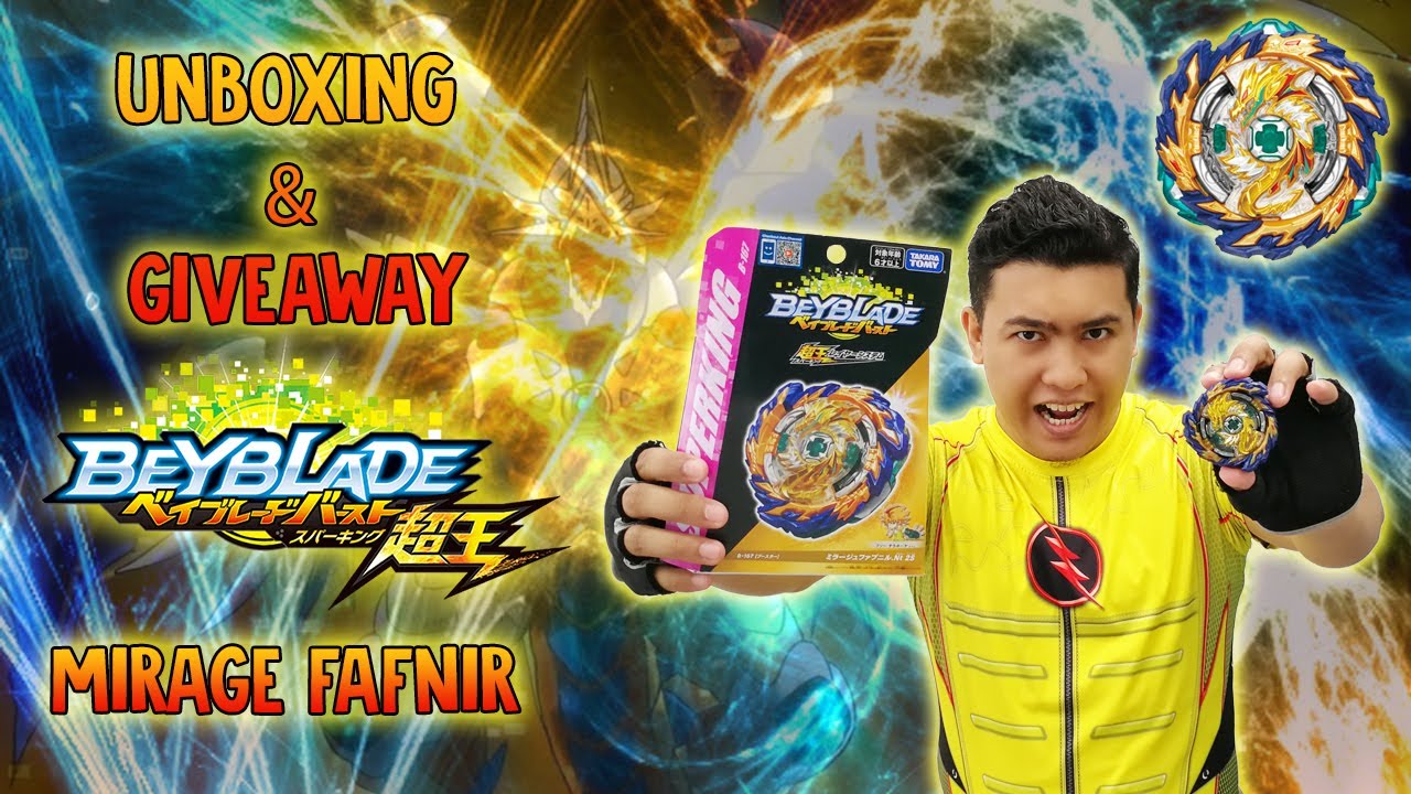 [GIVEAWAY] NAGA SEDUT TENAGA! Mirage Fafnir Nothing 2S Booster - Beyblade Burst Superking - Unboxing