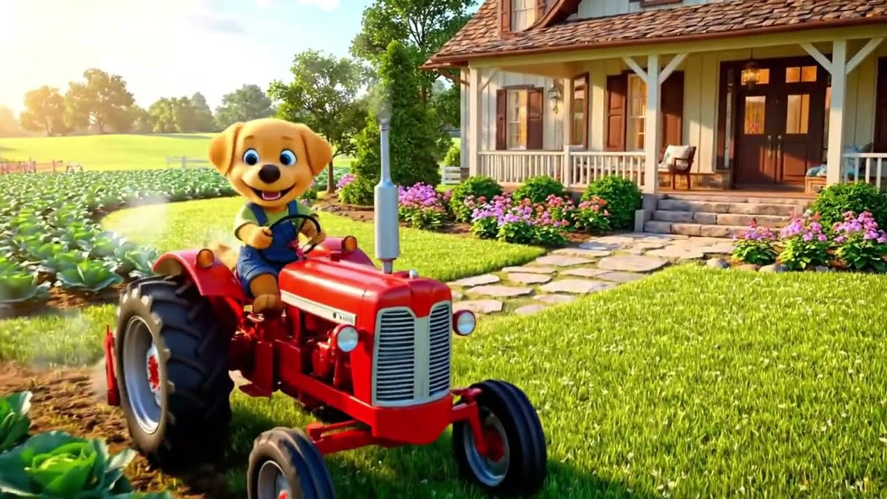 A Heartwarming Story of a Farm Dog Saving a Kitten During a Storm