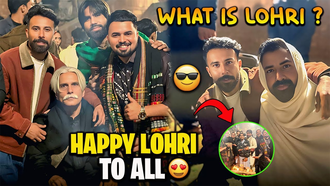 Happy Lorhi To All😍 Waqar Bhinder Pohchya Lahore ,Sami Jatt ne Lai Ronak Lorhi te😍