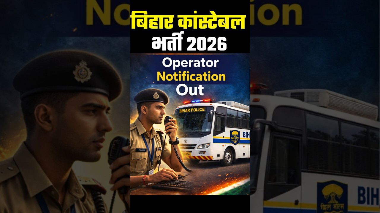 Bihar Police Constable New Vacancy 2026 | Police Operator 2026 #bihartestbook #BiharPoliceBharti