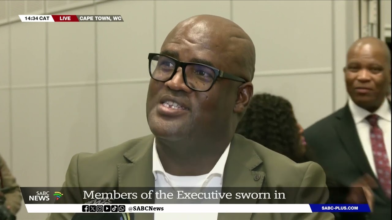 7th Administration | Mzwanele Nyhontso's reaction after being sworn-in as Minister of Land Reform