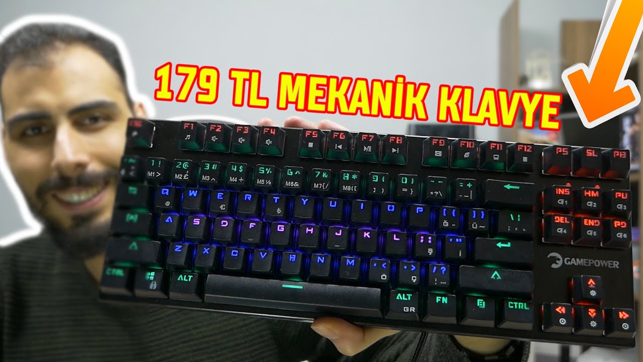 Fiyatına Göre Rakipsiz! GamePower Mekanik Oyuncu Klavyesi Warlock Compact (179 TL)