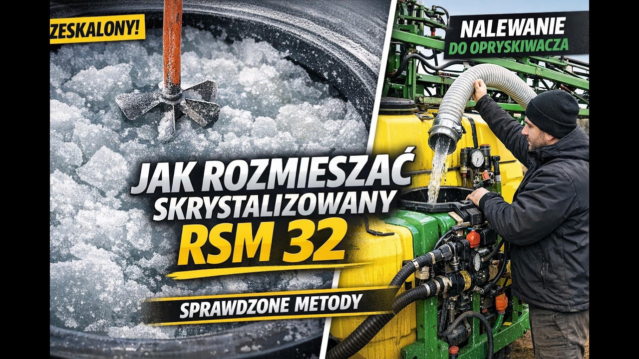 Skrystalizowany RSM 32 &ndash; jak go szybko rozmieszać po mrozie?