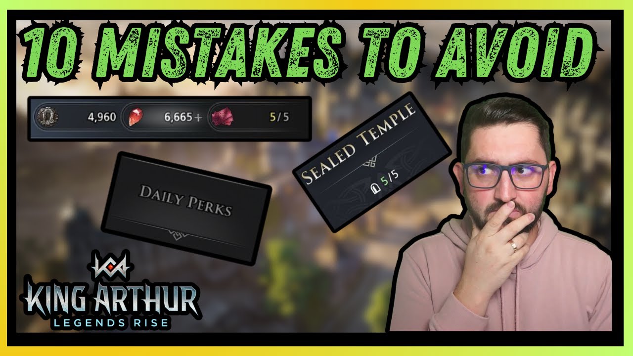 ⛔THIS Can Slow Down Your PROGRESS ⛔ 10 Mistakes To Avoid/Things To Know | King Arthur: Legends Rise