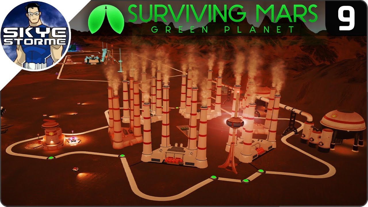 TERRAFORMING THE TEMPERATURE  - Surviving Mars Green Planet EP 9 - Gameplay & Tips