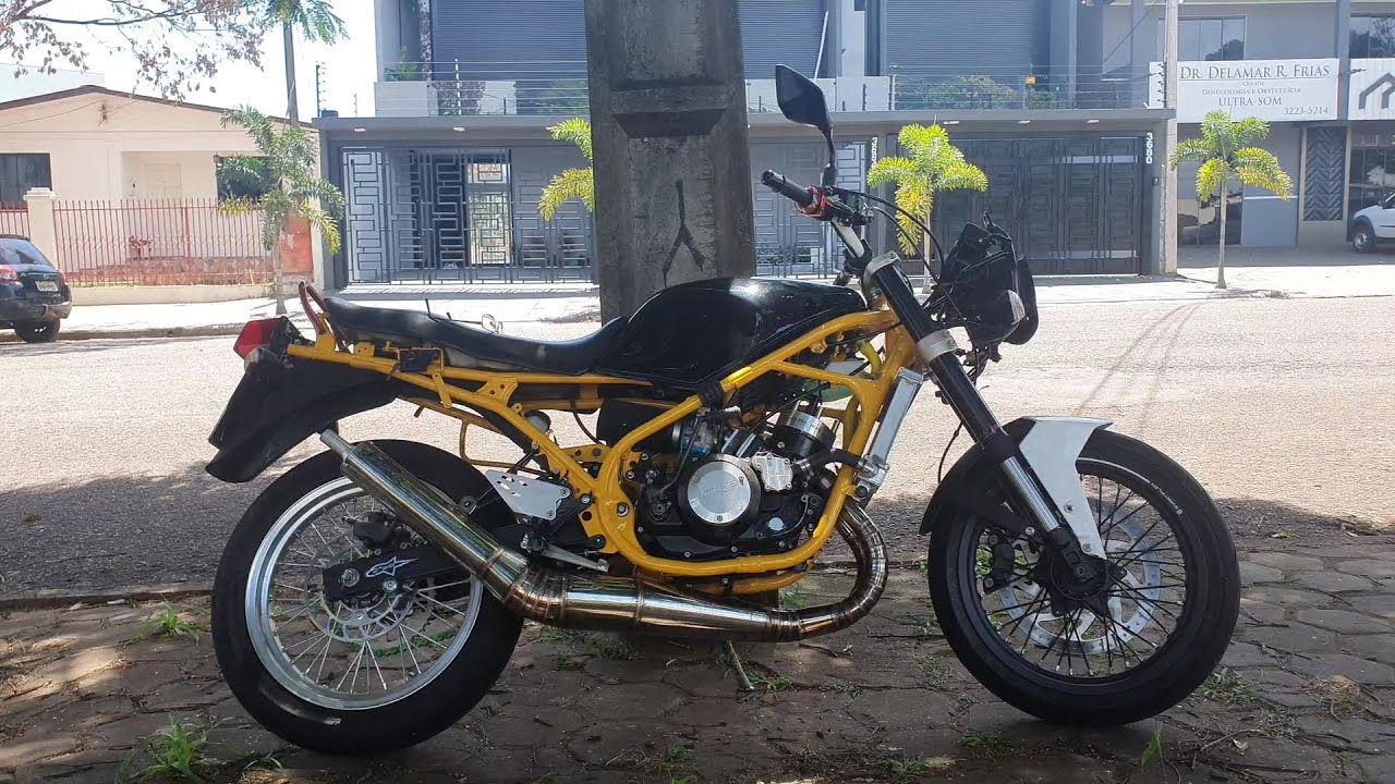 RD 350 ronco escapamento 2x1 mais uma volta