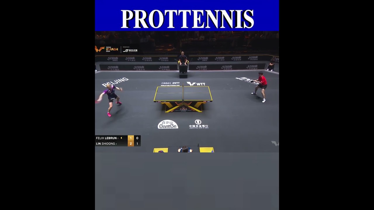 Felix Lebrun vs Lin Shidong | 1 | MS SF | #ChinaSmash 2025 #tabletennis #乒乓 #乒乓球 #탁구 #卓球