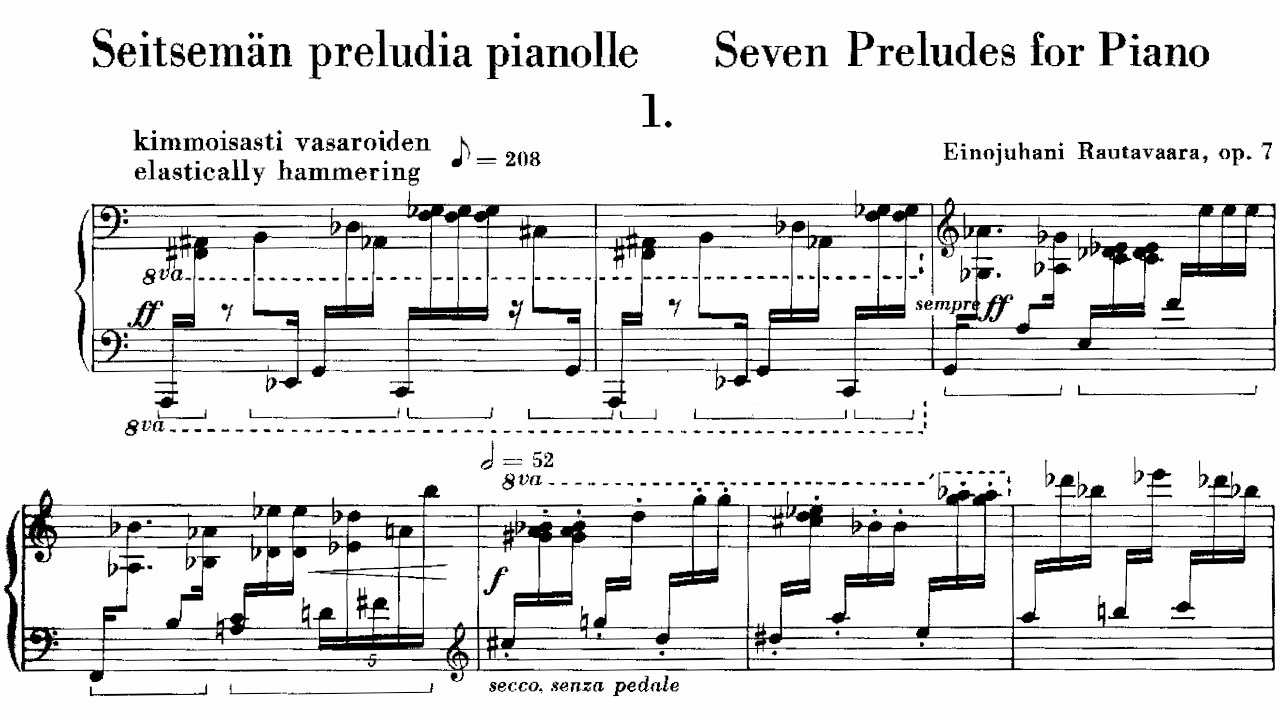 Einojuhani Rautavaara - Seven Preludes (1956)