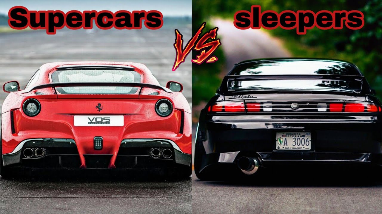 SUPERCARS vs SLEEPERS COMPILATION 🔥