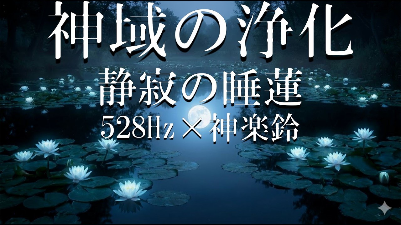 🔴【浄化LIVEアーカイブ】神楽鈴で部屋の淀んだ空気を物理的に払う528Hz｜空間浄化・作業用BGM