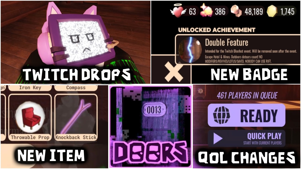 Everything new (I found) in the new Bloxfest Update/Event | Roblox Doors
